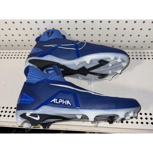 Nike Alpha Menace Elite 3 Mens Football Cleats Size 11 Royal Blue CT6648-414